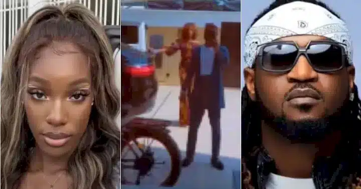 "All I want is his money" - Video of Paul Okoye's 22-year-old girlfriend speaking on her 'sugar daddy' surfaces