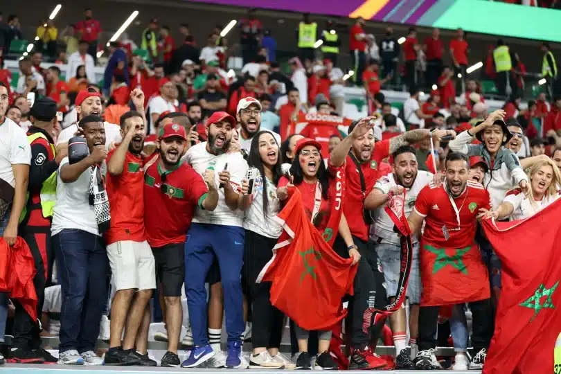 VIDEOS Morocco fans celebrate historic World Cup win over Spain