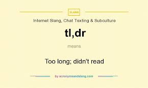 TLDR meaning- what does TLDR mean?