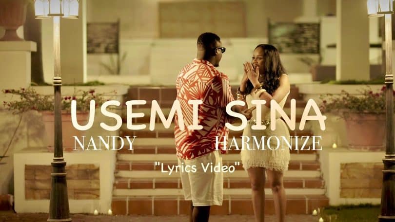 LYRICS VIDEO: Nandy Ft Harmonize – Usemi sina